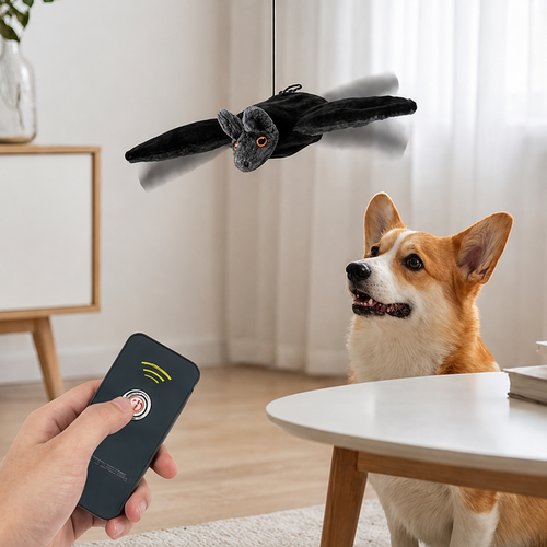 NESLEMY Electric Bat Pet Toy