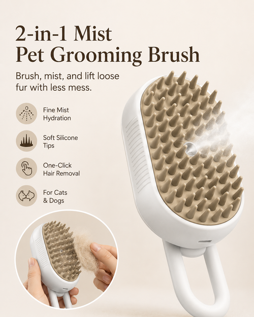 🏆🏆2026 Best-Selling Nebulizing Grooming Comb || Grab Big Discounts Fast