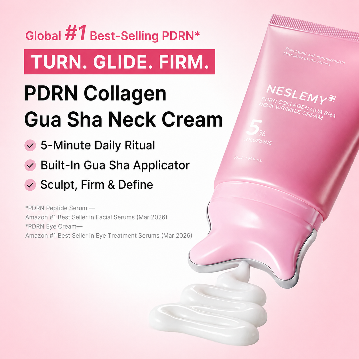 NESLEMY PDRN Collagen Gua Sha Neck Wrinkle Cream