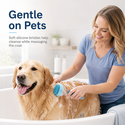 Pet grooming brush