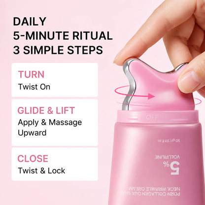 NESLEMY PDRN Collagen Gua Sha Neck Wrinkle Cream
