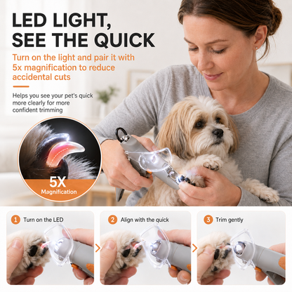 Clinclii LED Pet nail clippers