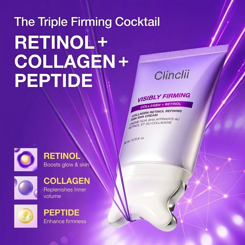 Clinclii2-in-1 Collagen Refining Guasha Lifting Cream